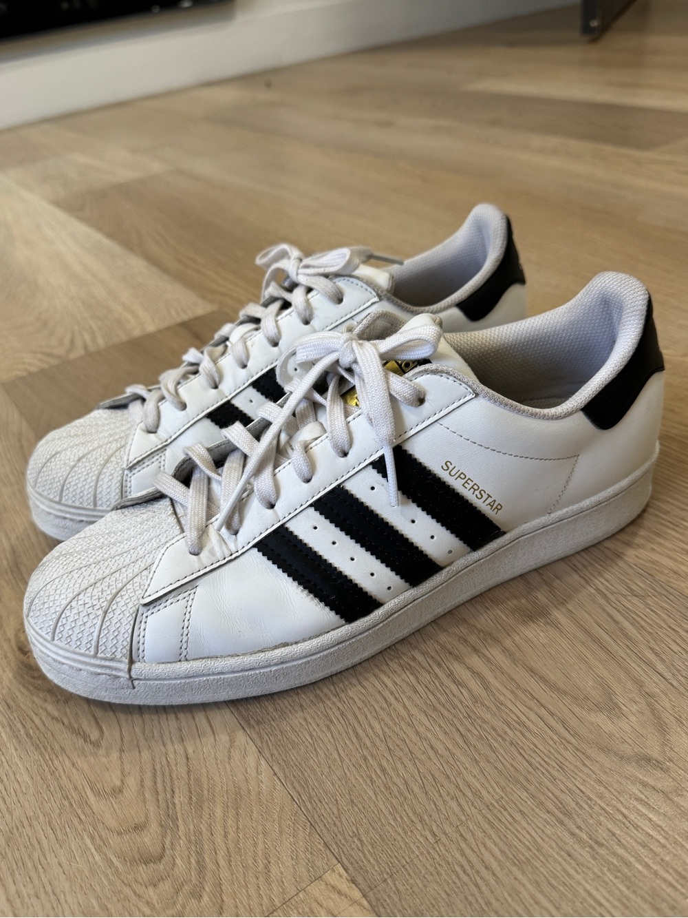 adidas Superstar Sneakers - White and Black